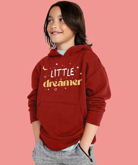 GIRLS HOODIE WITH KANGAROO POCKET