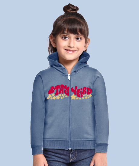 GIRLS ZIPPER WITH HOODIE