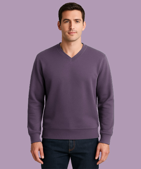 MEN'S V NECK PLAIN